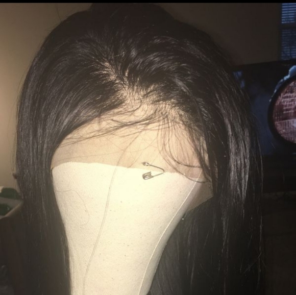 39inches 100% Full lace human hair wig 150 destiny display picture 1